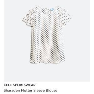 Sharaden Flutter Sleeve Blouse